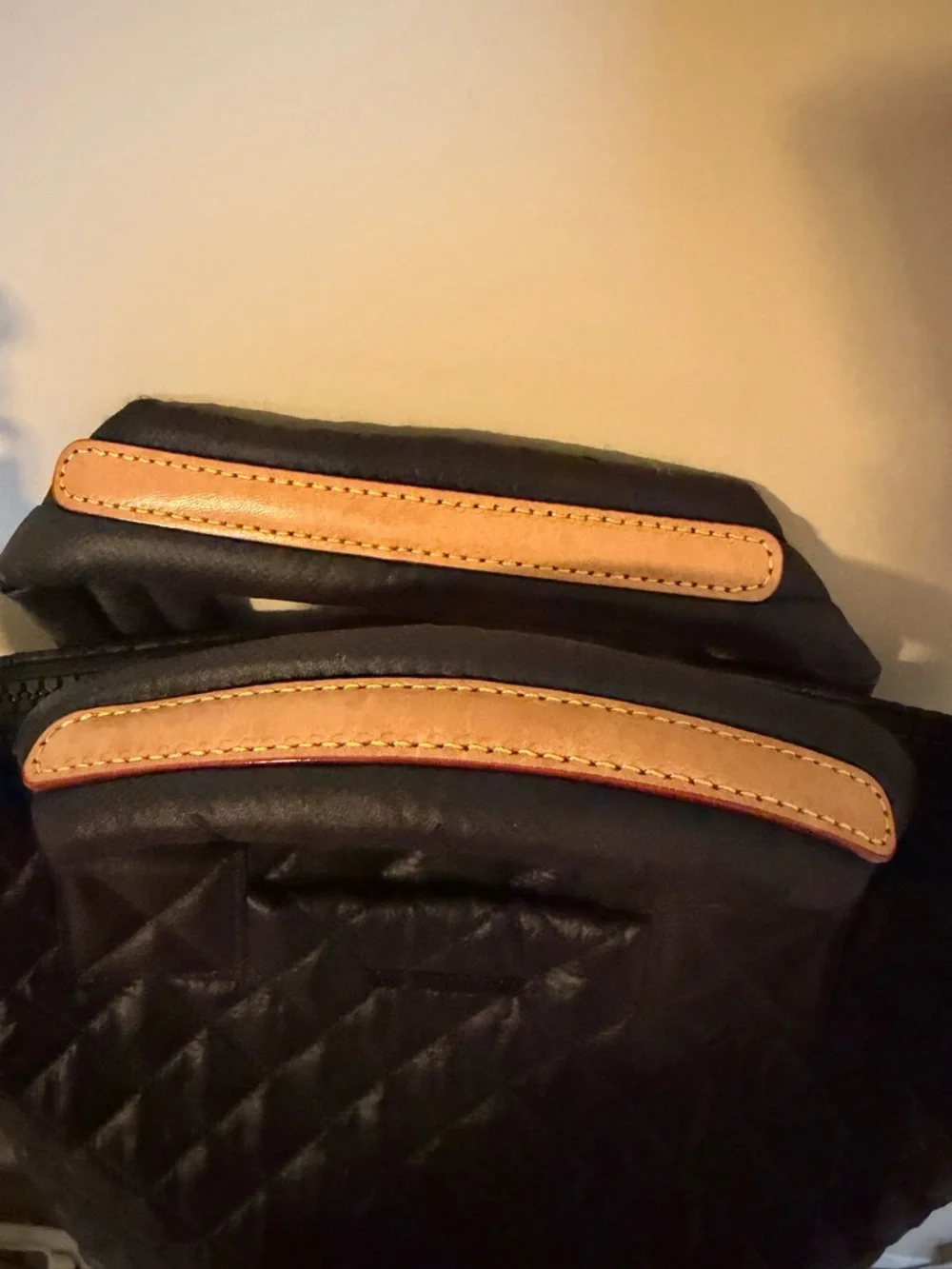 MZ Wallace Small Metro Tote Deluxe – Black Quilted Crossbody + Wallet – Like New - Picture 3 of 11